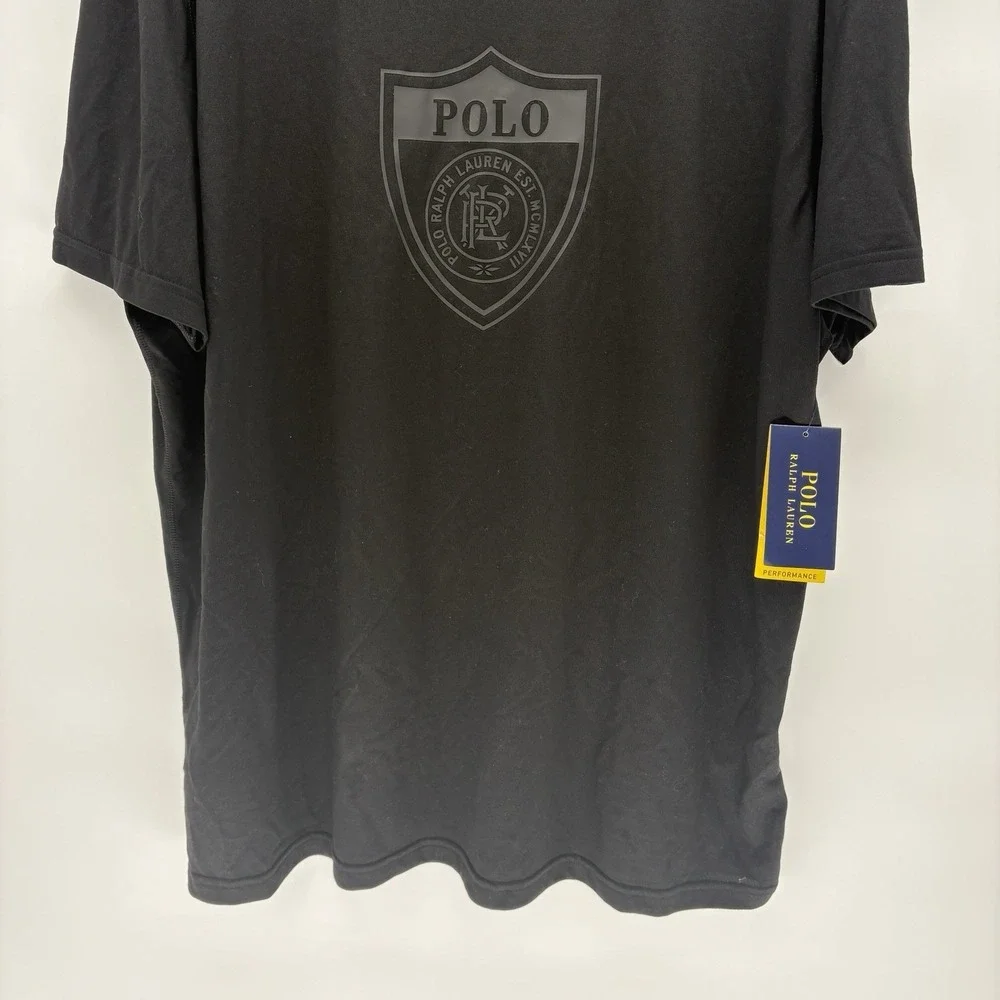 New Polo Ralph Lauren Shield Patch Graphic T Shirt Men XXL